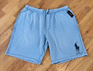 Polo Ralph Lauren Men's Big & Tall Big Pony Fleece Shorts - 5XLT Blue NWT $125 - Picture 1 of 10
