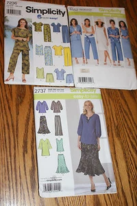 Patrones Simplicity 7236, 2737 y 4552 Talla 18W-28W L#606 - Imagen 1 de 5