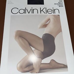 Calvin Klein Ultra Bare Infinite Sheer With Control Top Size  A Almost Black