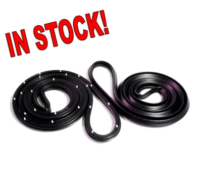 Chevy 3100 GMC 1955 2d-1959 camioneta sellos de puerta de lujo impermeabilización par con clips Foto 1 de 4