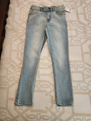 Oshkosh B'gosh Boy's Skinny Leg Jeans E-Z adjust waist Faded Light Wash Size 10R - Image 1 of 4