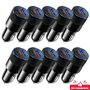 2 USB Port Super Fast Car Charger 38W Adapter for iPhone Samsung Android Phone - Picture 1 of 9