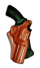 OWB LEATHER PADDLE HOLSTER FOR S&W N-FRAME MOD 627/327 357 MAG 2.5''BBL R/H 