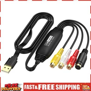 USB-Videoaufnahmekarte VHS TV DVD VCR VHS-zu-Digital-Konverter (Buchse) ~ - Bild 1 von 11