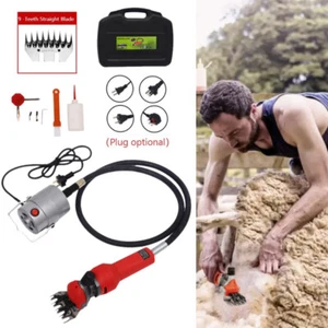 750W Electric Flexible shaft Sheep Goat Shearing Machine Wool Clipper 13-Teeth - Picture 1 of 26
