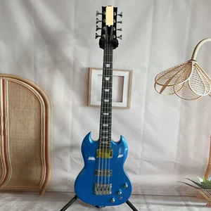 8 String Electric Bass Guitar Mahogany Body&Neck Chrome Hardware Fast Ship - Picture 1 of 7