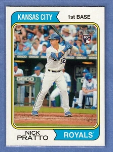 Tarjeta de novato Topps Heritage Nick Pratto 2023 #94 de la realeza RC QTY - Imagen 1 de 2