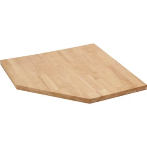 Bunker Modular Hardwood Worktop for Corner Cabinet 0.86m - Picture 1 of 1