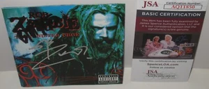 ROB ZOMBIE SIGNED THE SINISTER URGE CD WHITE ROCK HORROR AUTOGRAPH JSA COA X4 - Picture 1 of 6