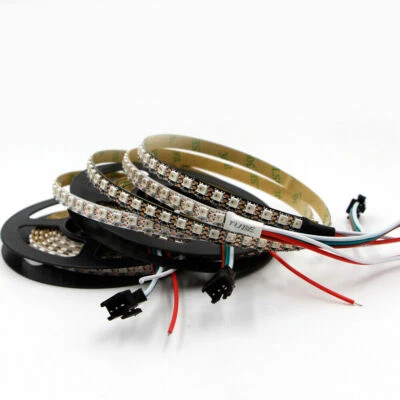 Striscia led stretta 4/5mm PCB 5V WS2812B luce ws2812 IC RGB pixel lampada indirizzabile - Immagine 1 di 4