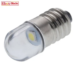 Warm/White E10 LED Screw Base 3V 6V DC Replace Light Torch Flashlight Bulb Lamp - Picture 1 of 9