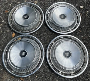 1962 1960's 15"  Vintage Buick Lesabre Electra Hubcap Wheel Covers Used Set Of 4 - Picture 1 of 17