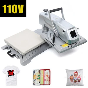 Heat Press Machine Auto Open Clamshell 15x15 SWING AWAY Base T Shirt Heat Press - Picture 1 of 13