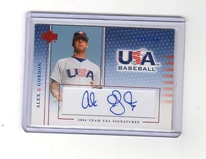 2004-05 Alex Gordon Upper Deck National Team USA Blue Autograph Auto 144/250 - Picture 1 of 1