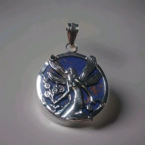 Anhänger Schmuck Kupfer Türkis Edelstein Ethno Handarbeit Fee Geschenk 2,2"  - Bild 1 von 3