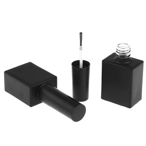 15ml Empty Nail Polish Glass Bottles Round Shape Brush & Cap Refilla-ln - Picture 1 of 14