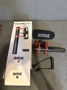 Rode VideoMic NTG Camera Mount Shotgun Microphone - Black - Photo 1 sur 4