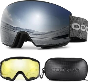 Odoland Skibrille Zylindrische Schneebrille für Damen und Herren mit Skibrillene - Bild 1 von 18