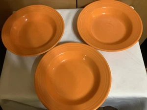 3er Set Fiesta Orange Suppenschüsseln 9 Zoll - Bild 1 von 3