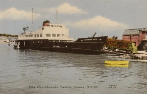 (cb80) Embudo Rojo The Carisbrooke Castle Cowes - Tarjeta Postal Isla de Wight - Imagen 1 de 2