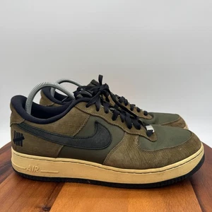 Nike Air Force 1 Low SP x Undefeated Ballistic Shoes Mens 13 Green Sneakers - Picture 1 of 10