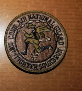 USAF PATCH, 118TH FIGHTER SQUADRON,CONNECTICUT ANG, MULTICAM,WITH HOOK loop - Picture 1 of 1
