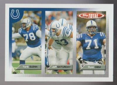 JEFF SATURDAY Colts 2005 Topps Total #38 HIS ONLY ROOKIE CARD SP RC Future HOF ? - Image 1 of 2