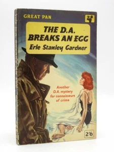 The D.A. Breaks an Egg ERLE STANLEY GARDNER 1958 Perry Mason 1st Pan PB Edition - Picture 1 of 6