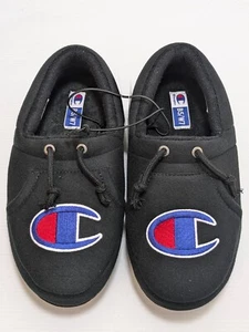 Neu mit Etikett Champion Damen/Unisex Universität Hausschuhe schwarz - Bild 1 von 5