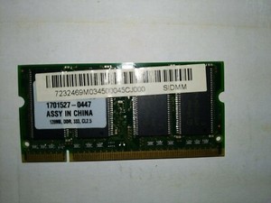 128MB DDR 333 CL2.5 200PIN SDIMM 4CHIPS 