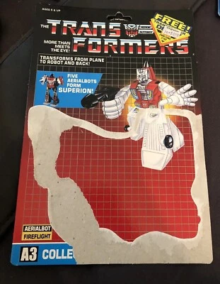 Transformers G1 Aerialbots SOLO TARJETA Fireflight Skydive Slingshot Foto 1 de 2