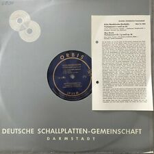 WALTER SCHNEIDERHAN/IVRY GITLIS: Mendelssohn/Bruch Violinkonzerte (Orbis 10460) 