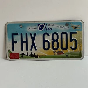 Vintage Ohio License Plate Car Auto Man Cave Wall Art Craft Transportation - Picture 1 of 5