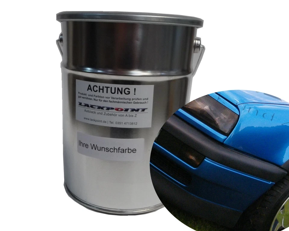 1 L Racingblue/Imperial Blue Perlcolor Car Paint Ready-to-Spray Base Coat - Image 1 of 1