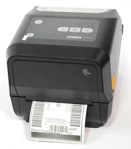 Zebra ZD420 ZD42042-T01W01EZ Thermal Transfer Barcode Label Printer USB 203DPI - Afbeelding 1 van 3