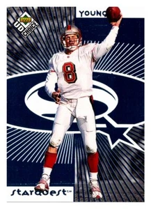 1998 UD Choice #9 Steve Young StarQuest Blue Free Shipping - Picture 1 of 2