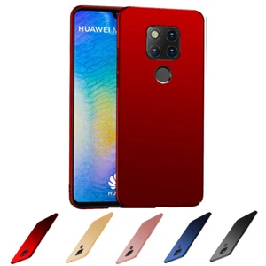 SLIM matt Hardcase Huawei Mate 20 ultradünn Schutzhülle Cover Schale Etui Bumper - Picture 1 of 9