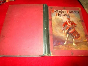 c1910 BALLADS OF FAMOUS FIGHTS Color Tipped in Plates Light Brigade Armada Ivry - Picture 1 of 6