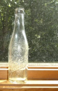 Vintage Dr. Pepper GOOD FOR LIFE Embossed Bottle 1947 Kokomo Indiana Ball Glass - Picture 1 of 4