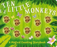 Amanda Sobotka Ten Little Monkeys (Board Book) Magical Counting Storybooks