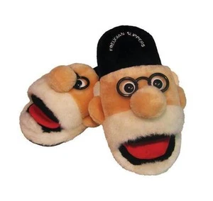 Sigmund Freud Freudian Plush Slippers - Picture 1 of 2