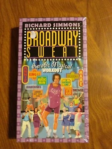 Richard Simmons Broadway Sweat, Aerobic Musical Workout, VHS, Sealed - New - Imagen 1 de 2