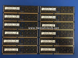 192GB Memory Kit 12 x 16GB DELL POWEREDGE R510 R610 R710 R720 R815 C6105 C6145 - Picture 1 of 1