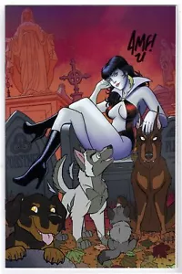 VAMPIRELLA #25- 1:11 TONY FLEECS VIRGIN VARIANT- SIGNED BY TONY FLEECS WITH COA - Picture 1 of 1