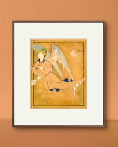 Art Print Persian Miniature Painting Small Size Wall Decor Unframed Print Poster - Picture 1 of 8