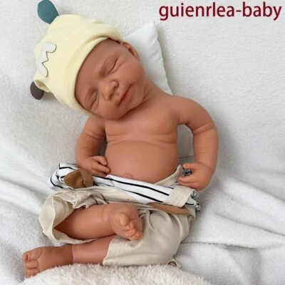 19.68''  solid silicone doll silicone reborn doll  silicone boy doll toys gifts - Image 1 of 4
