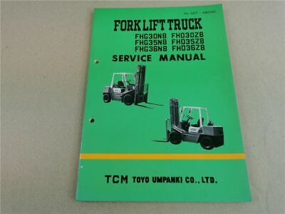 Tcm Fhg Fhd 30 35 36 N8/z8 Service Manual Workshop Manual 1982 • 85.19£