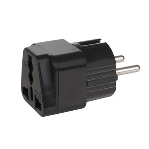 Adaptateur universel Maclean UK EU léger noir MCE155 - Photo 1/3