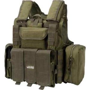 Barska Tactical Vest VX-300 Adjustable MOLLE Quick Release Plate Carrier Rig - Picture 1 of 26