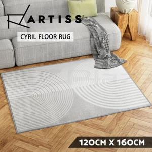 Artiss Floor Rugs 120x160cm Washable Area Mat Large Carpet Faux Rabbit Fur Cyril - Picture 1 of 5